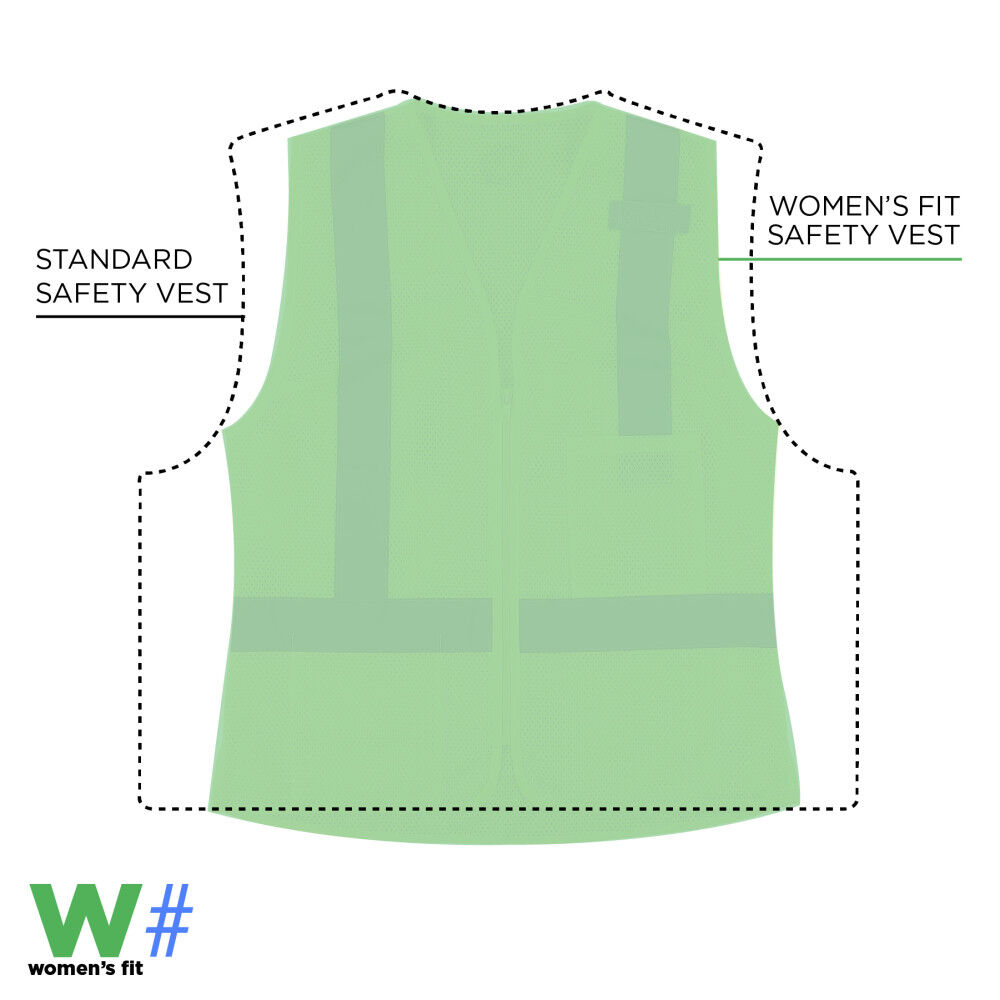 Ergodyne GloWear 8210ZW-S Class 2 Womens Vest with Zipper, large image number 6