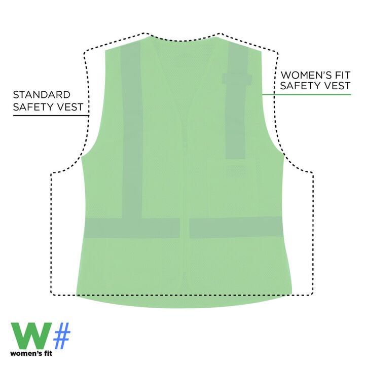 Ergodyne GloWear 8210ZW-S Class 2 Womens Vest with Zipper, large image number 5
