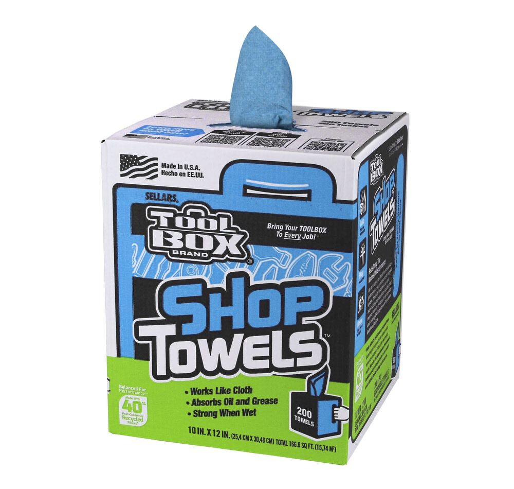 Sellars Blue Shop Towels (200ct) 5520201 Acme Tools