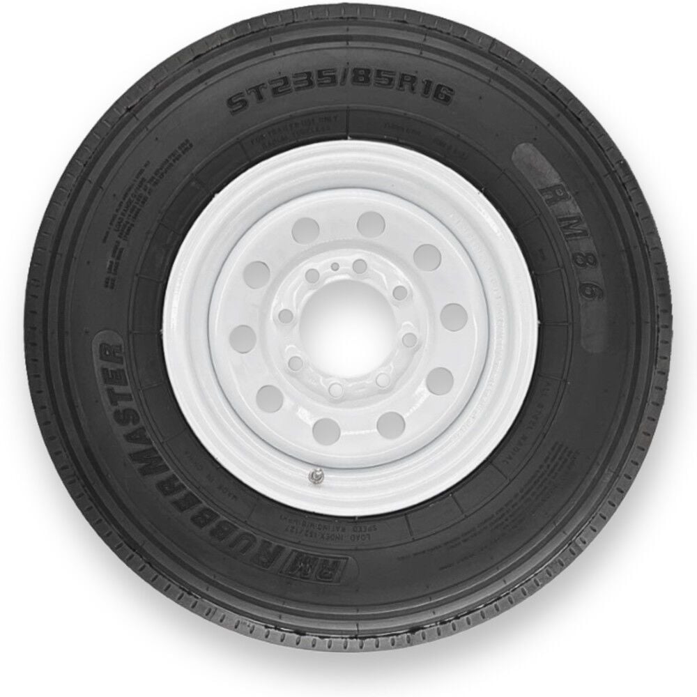 Rubbermaster Tire ST235/85R16 14P All Steel & 16 x 6 8ON6.5 MOD – 599364