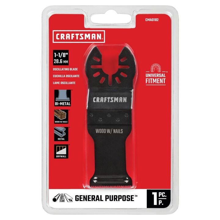 CRAFTSMAN Oscillating 1-1/8 Inch Bi-Metal Wood And Metal, large image number 2