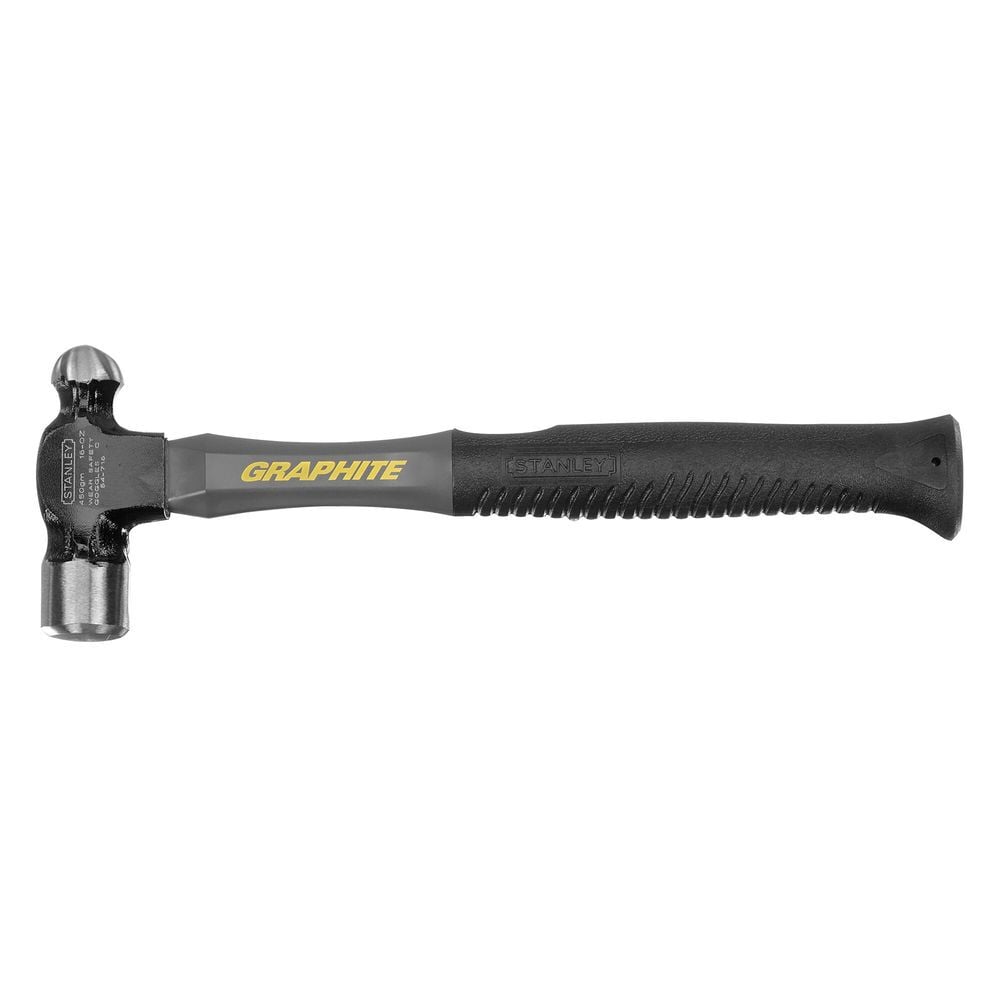 Stanley 16 Oz. Jacketed Graphite Ball Pein Hammer, large image number 1