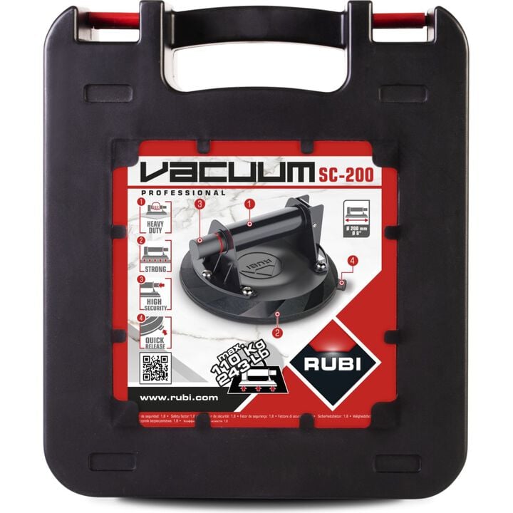 Rubi Tools SC-200 Suction Cup with Vacuum Pump, large image number 7
