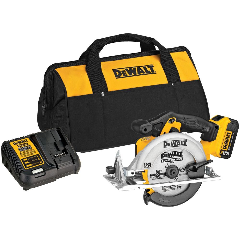 DEWALT 20V MAX Lithium Ion Circular Saw Kit – DCS391P1