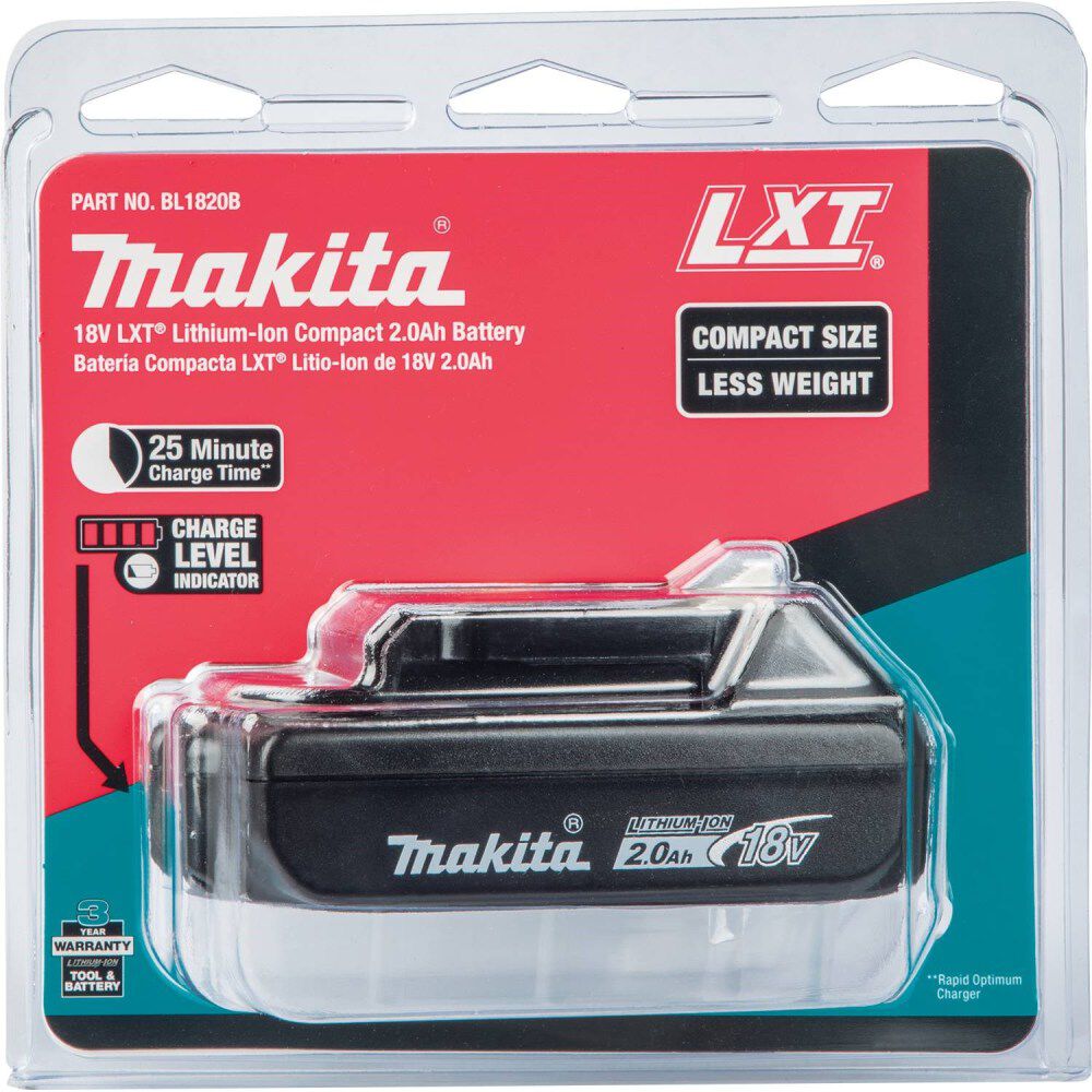 Makita 18V LXT 18V 2Ah Lithium Ion Power Tool Battery Pack with Fuel Indicator, large image number 2