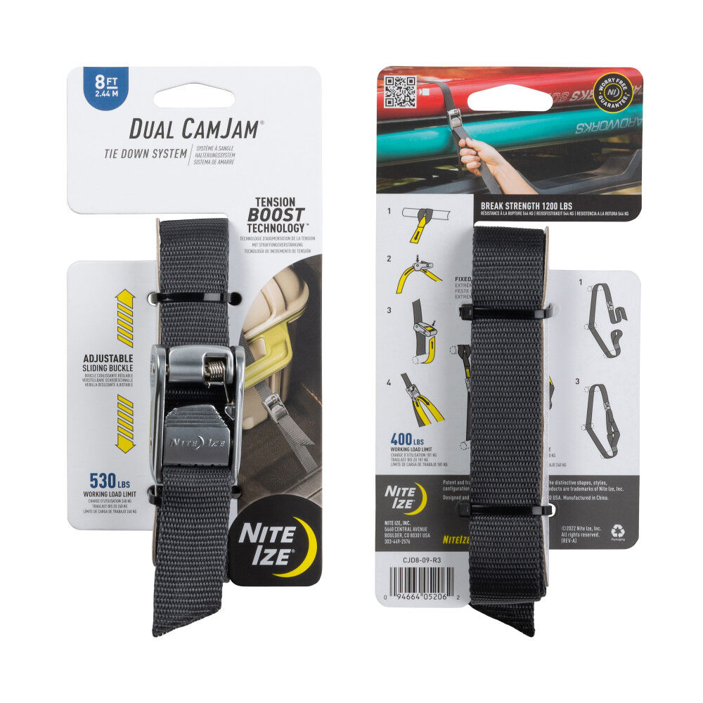 Nite Ize Dual CamJam Tie Down System 8', large image number 3
