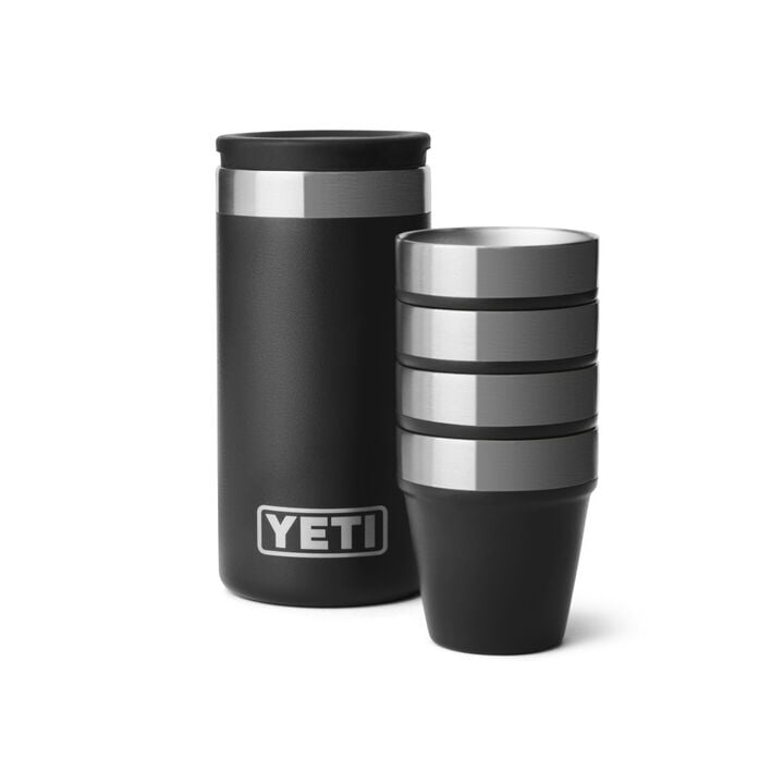 YETI 1.7 Oz Shot Glasses with Carrying Case Black