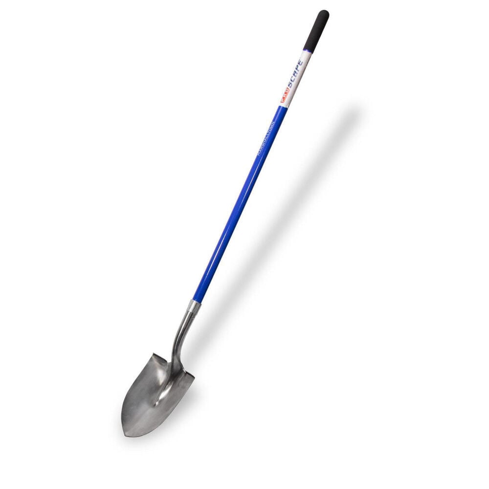 Marshalltown Fiberglass Round Point D Grip Proscape Stainless Steel Shovel, large image number 1