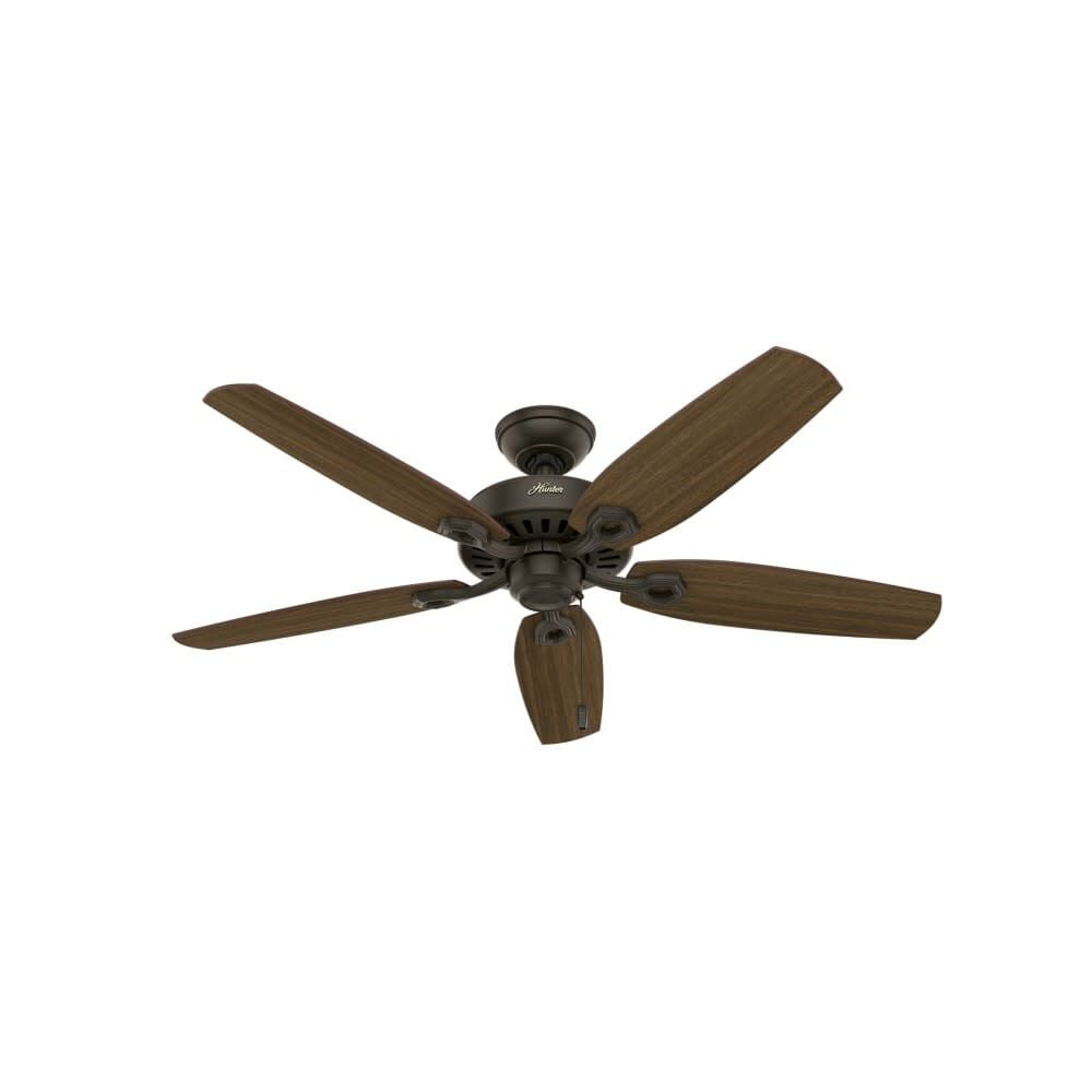 Hunter Fan Builder Ceiling Fan 52in Bronze Brazilian Cherry – 53242