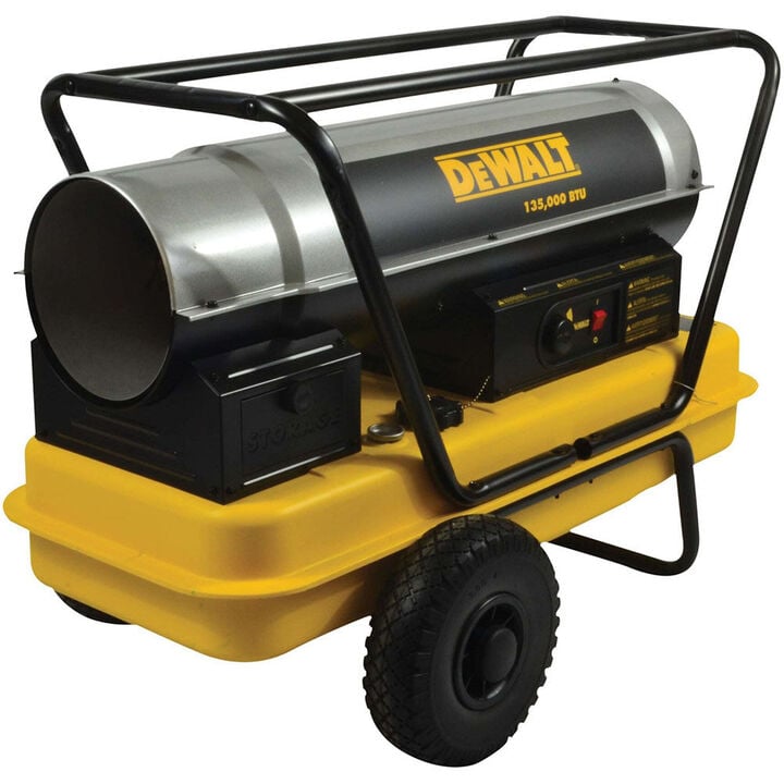 DEWALT Forced Air 135000 BTU Kerosene Heater