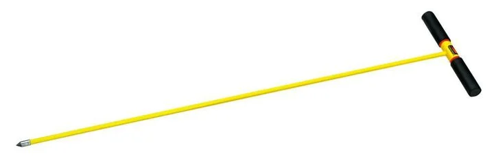 Structron Soil Probe Cast Metal Tip Head Yellow Fiberglass Shaft Handle