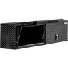 Buyers Products Company 16x13x88 Inch Gloss Black Diamond Tread Aluminum Topsider Truck Box with Flip-Up Doors, small image number 2