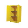 Justrite 60 Gallon Yellow Steel Manual Close Flammable Cabinet, small image number 2