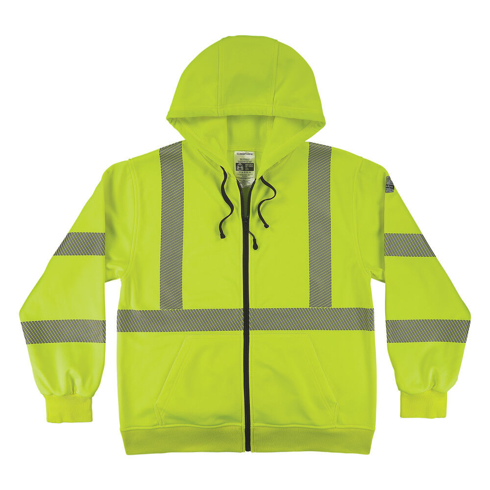 Ergodyne GloWear 8305W Class 3 Womens Performance Zip-Up Hoodie, large image number 9