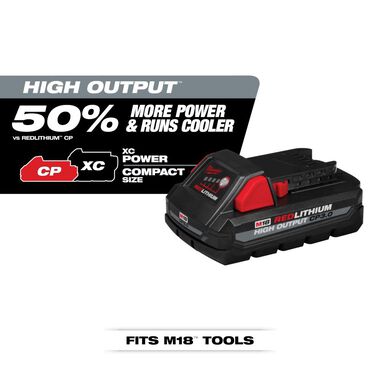 Milwaukee M18 REDLITHIUM HIGH OUTPUT CP3.0 Battery 2 Pack, large image number 1