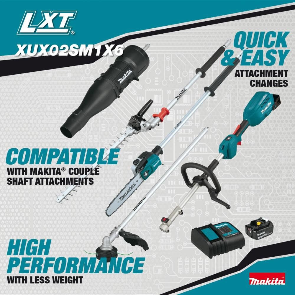 Makita 18V LXT Brushless Couple Shaft Power Head Kit with