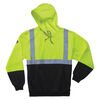 Ergodyne Class 2 Hooded Sweatshirt Black Bottom, Large, small image number 1