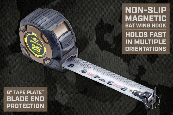 Spec Ops Tape Measures, 25 Feet, Magnetic and Fractional, large image number 5