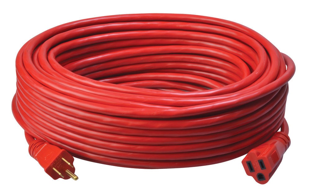 Southwire SJTW Extension Cord 100 Ft 14/3 Vinyl Outdoor, large image number 1