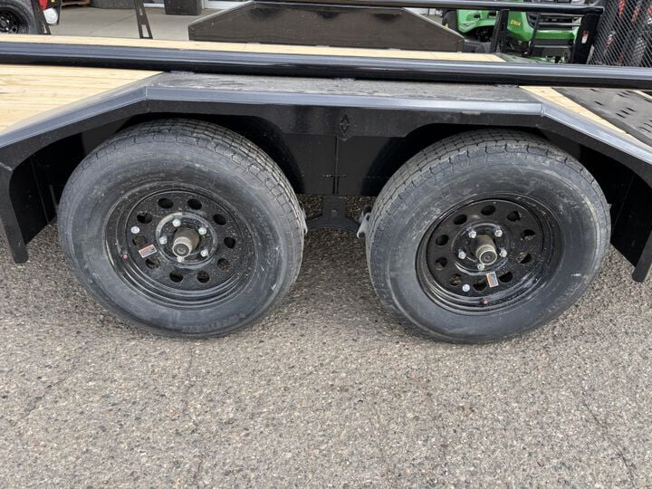 Diamond C GTU 14 Ft x 83 Inch General Tandem Dual Axle Flatbed Utility Trailer, large image number 3