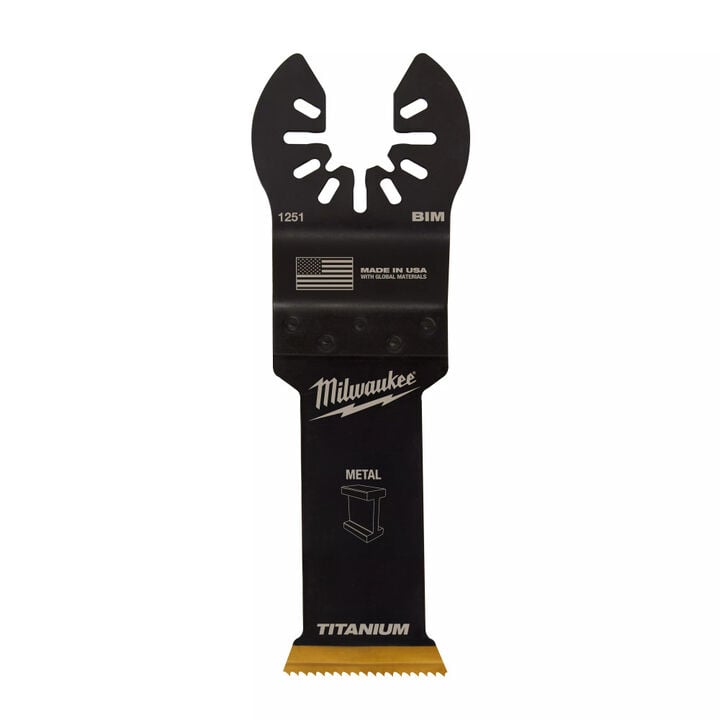 Milwaukee OPEN-LOK 1-1/8inch TITANIUM ENHANCED BI-METAL METAL BLADE 1PK, large image number 0