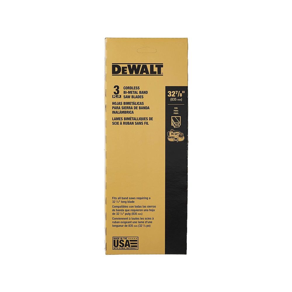 DEWALT Band Saw Blade, 32-7/8-Inch, .020-Inch, 24 Tpi, 3-Pack, large image number 9