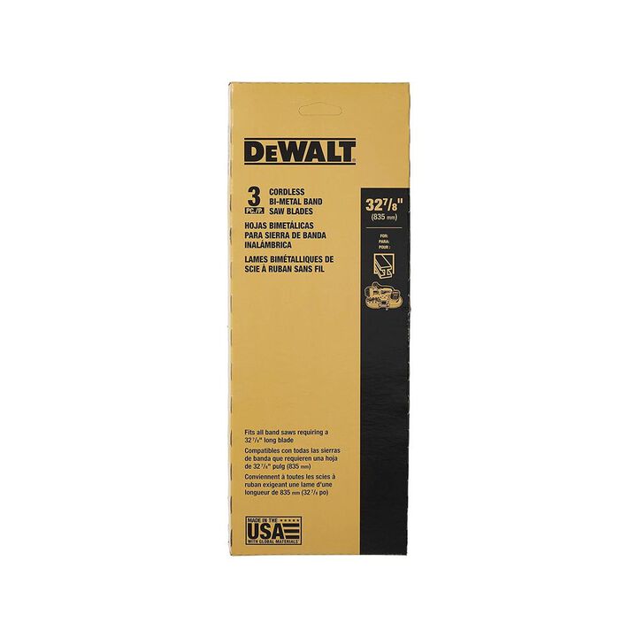 DEWALT Band Saw Blade, 32-7/8-Inch, .020-Inch, 24 Tpi, 3-Pack, large image number 8