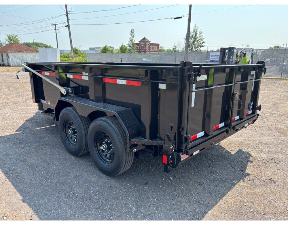 Diamond C LPT 12 Ft x 82 Inch x 32 Inch Tandem Dump Trailer, large image number 7