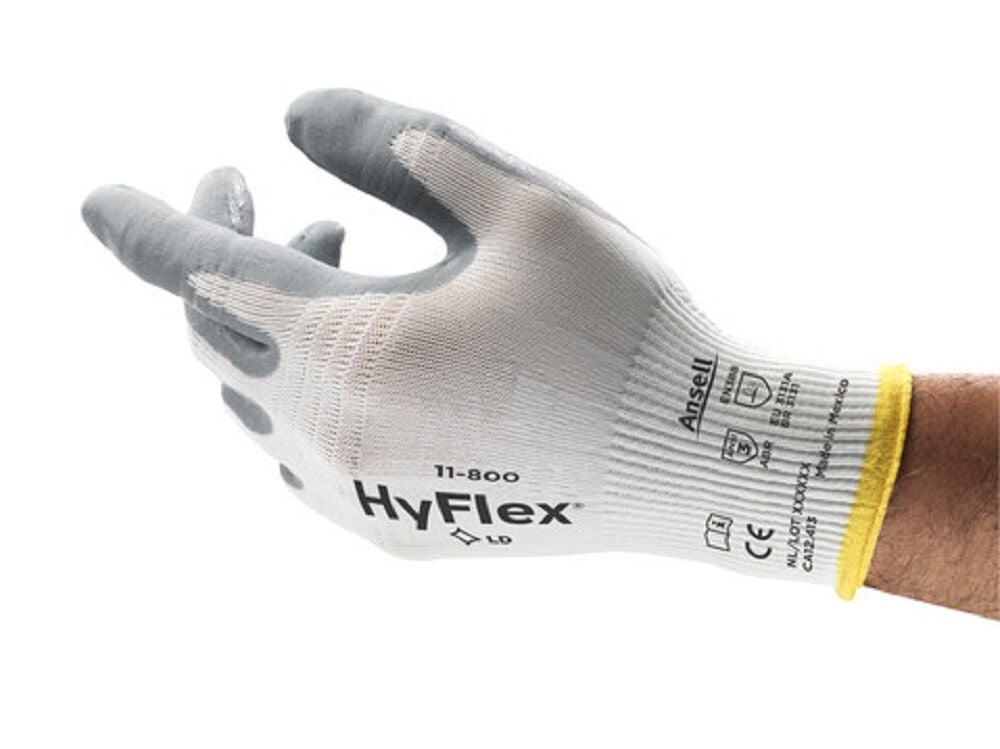 Ansell Protective Products HyFlex Nitrile Glove – Size 8 – 11-800-8