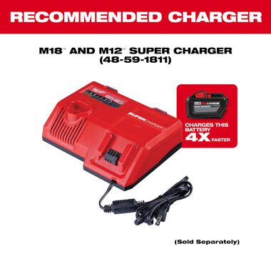Milwaukee M18 REDLITHIUM HIGH OUTPUT HD 12.0Ah Battery Pack, large image number 5