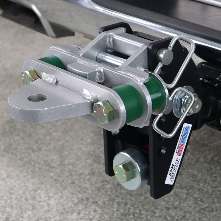 Shocker Hitch 20K Impact Max 2in Cushion Hitch & Quad Cushion Drawbar with 1 Inch Hole, large image number 3