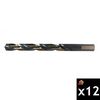 Viking Drill 1/4 Inch Type 240-AQ HSS Jobber Length Drill Bit Bundle, 12 Pieces, small image number 1