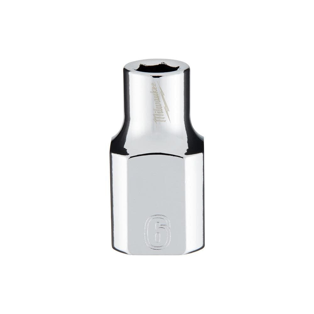 Milwaukee 3/8 in. Drive 6mm Metric 6-Point Socket, large image number 1