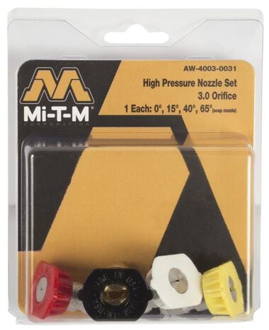 Mi T M Pressure Washer Replacement Spray Nozzles 3.0 Orifice, large image number 0