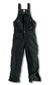 Carhartt Men's Extremes Zip-To-Waist Biberall / Arctic Quilt Lined Black 34 x 34, small