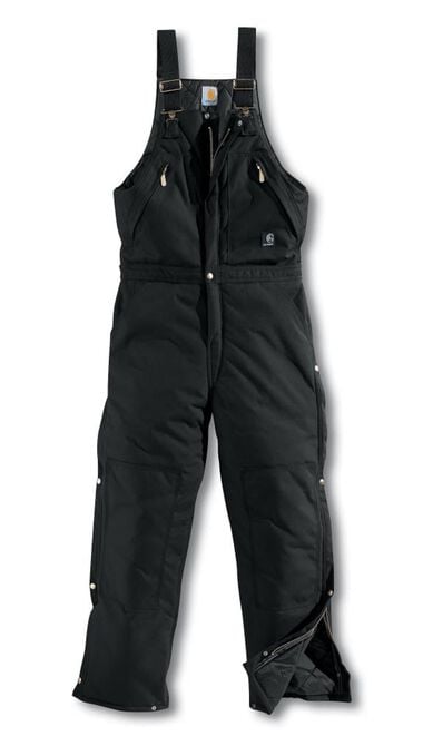 Carhartt Men's Extremes Zip-To-Waist Biberall / Arctic Quilt Lined Black 34 x 34