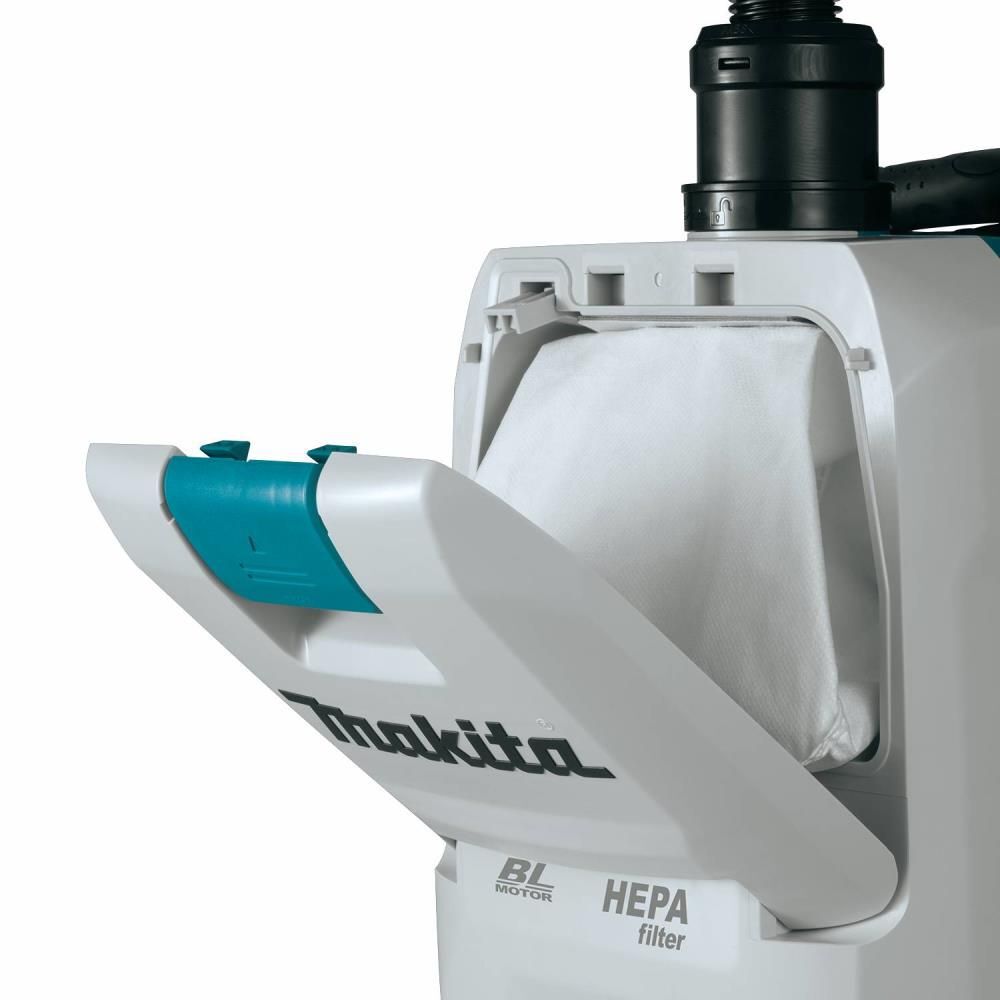 Makita 40V max XGT 2 Quart HEPA Backpack Dry Vacuum Kit, large image number 13