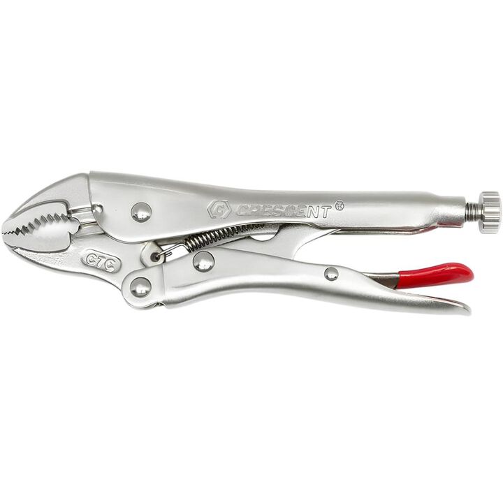 Crescent 7 in Curved Jaw Locking Pliers with Wire Cutter