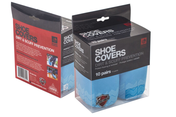 Surface Shield Shoe Covers, Blue, 10 Pair