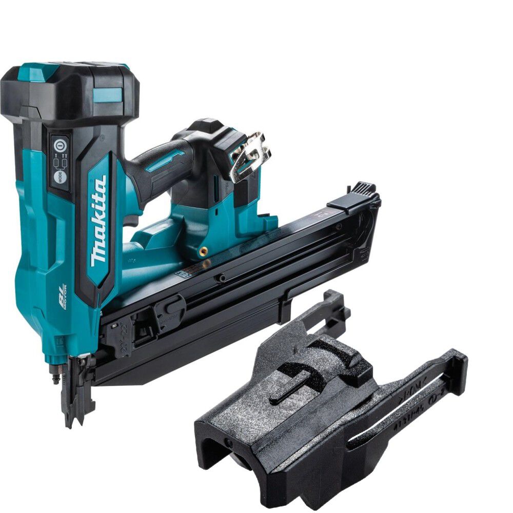 Makita 18V LXT Cordless 21 Degree Full Round Head 3-1/2 Inch Framing Nailer (Bare Tool) & Proud-Setting Nose Adapter Bundle, large image number 1