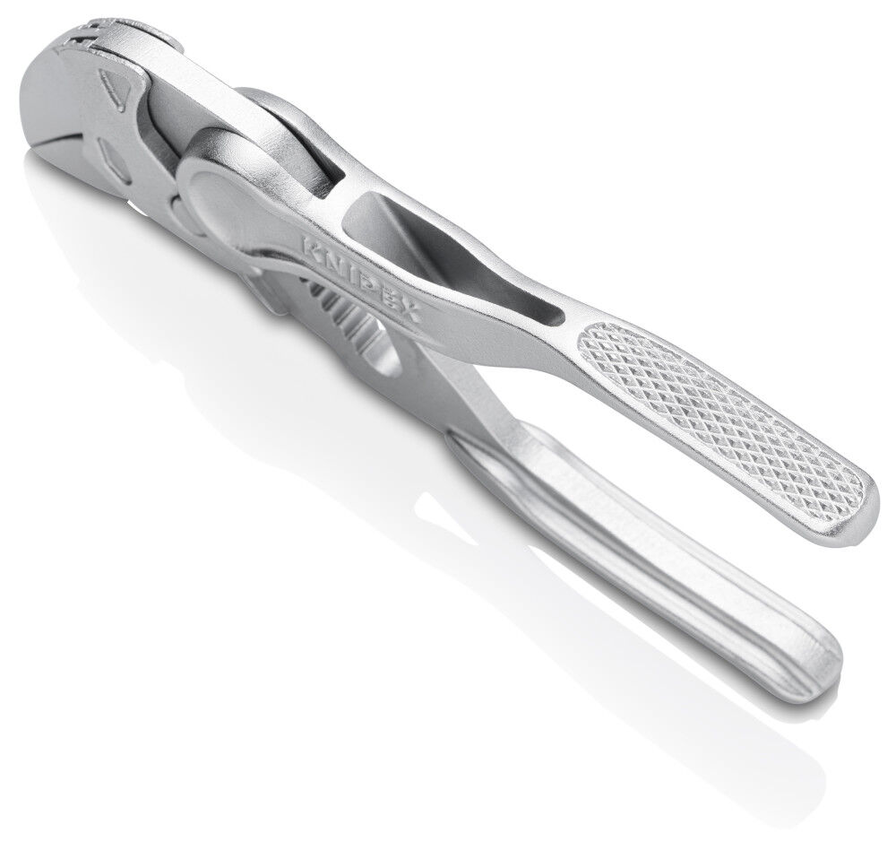 Knipex 4 Inch Chrome Plated XS Pliers Wrench with Bare Handle, large image number 4