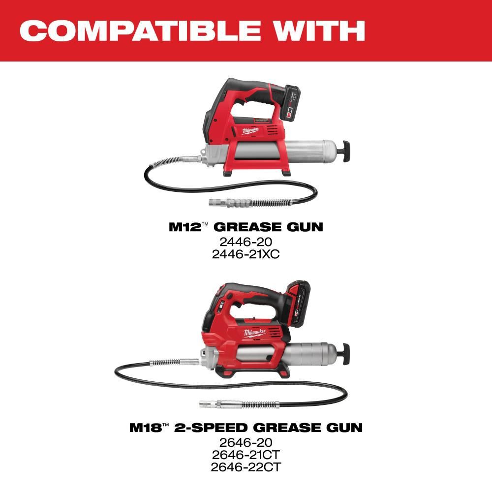 Milwaukee 48 in. Grease Gun Replacement Hose with HP Coupler, large image number 3