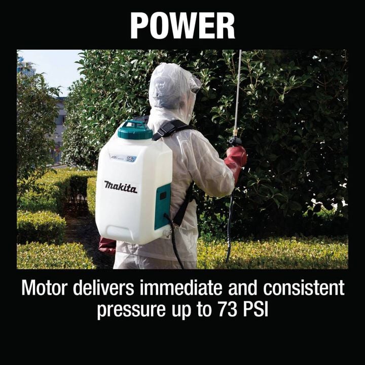 Makita 18V LXT 4 Gallon Backpack Sprayer (Bare Tool), large image number 7