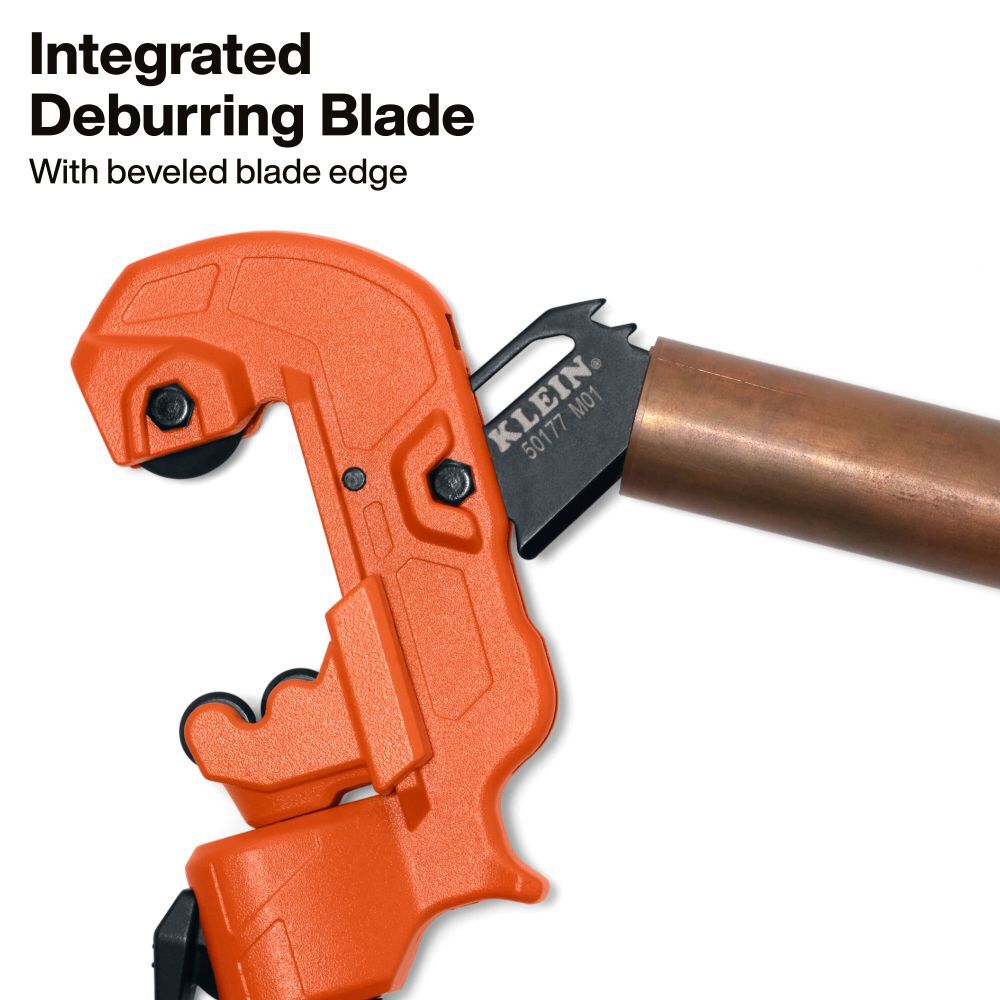 Klein Tools 1 Inch Quick-Adjust Screw Feed Tubing Cutter, large image number 5