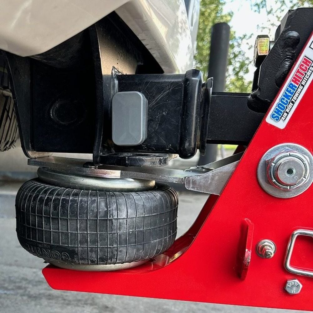 Shocker Hitch HD 20K 2 Inch Air Receiver Hitch & Black Combo Sway Bar Tab Ball Mount 2 Inch & 2 5/16 Inch Hitch Balls, large image number 4