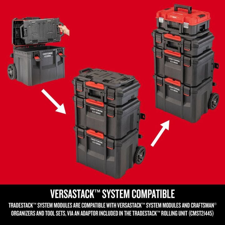 CRAFTSMAN TRADESTACK Tool Storage Crate, large image number 5