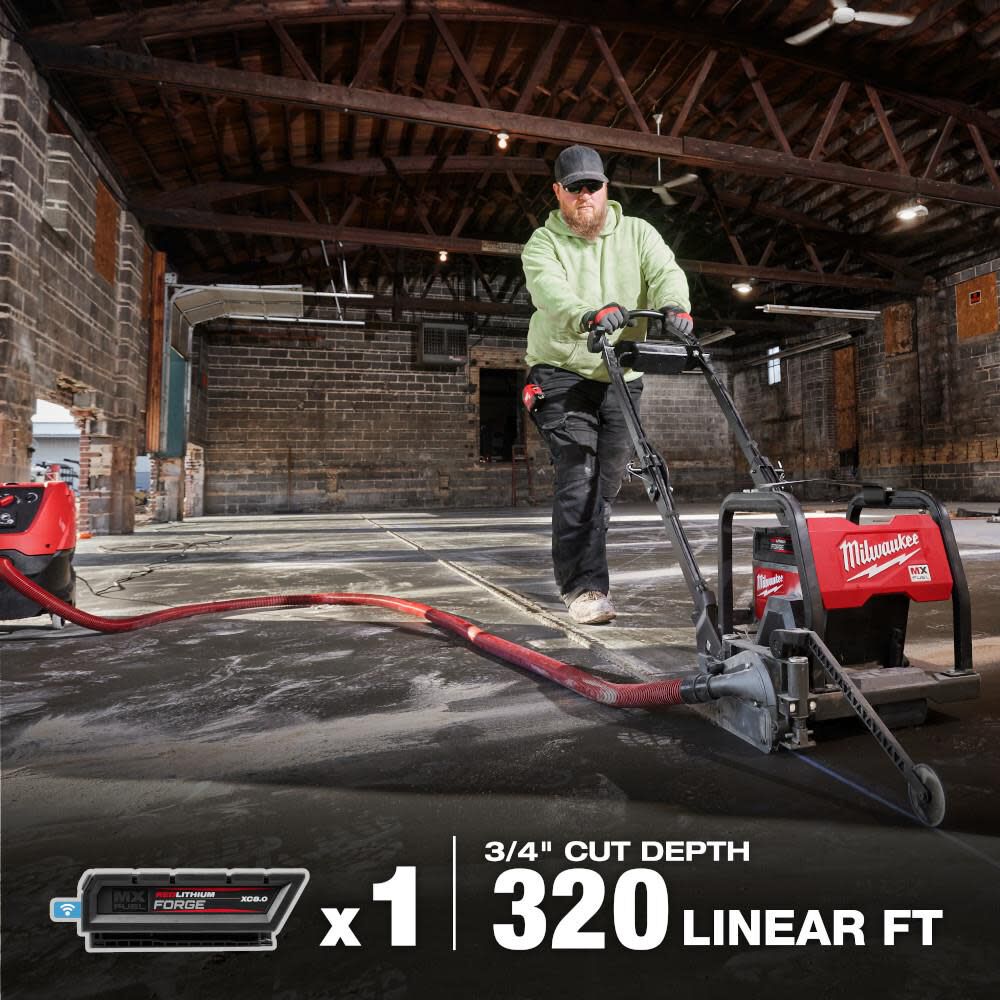 Milwaukee MX FUEL 6 in Green Concrete Saw Kit MXF3162XC Acme Tools