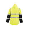 Occunomix Hi-Vis Yellow Premium Cold Weather Parka Jacket Small, small image number 2