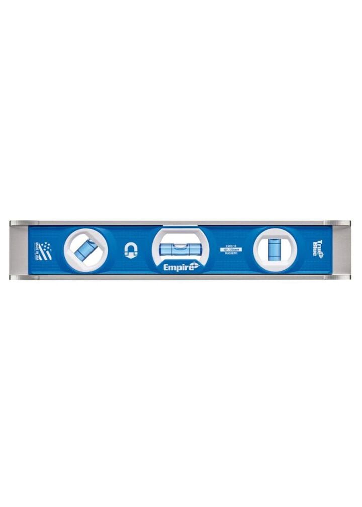 Empire Level 10in True Blue Rare Earth Magnetic Torpedo Level, large image number 3