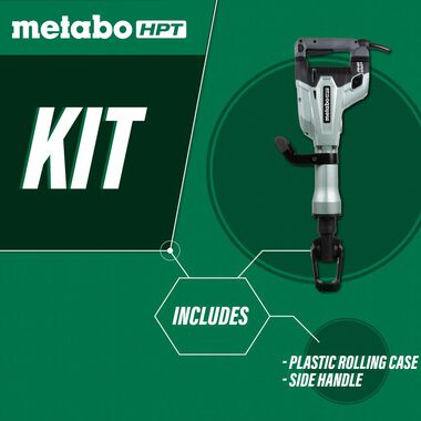 Metabo HPT Breaking Hammer with UVP 40lb AHB 1 1/8, large image number 2